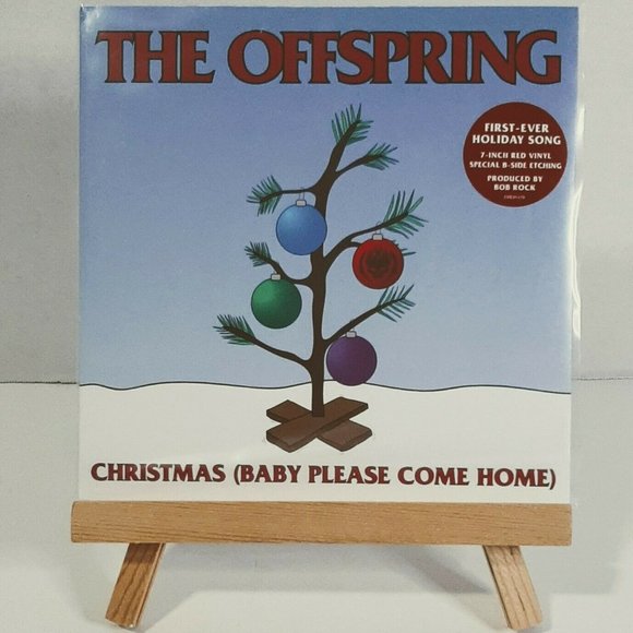 The Offspring Christmas (Baby Please Come Home) 7” Record ~ Red w/Etching ~ New! - Picture 2 of 3